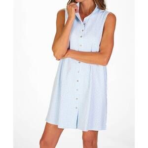 NEW DUFFIELD LANE sabrina dress in harbor hues